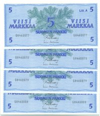5 Markkaa 1963 Litt.A G04628XX